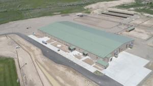 Aerial view of the CWC Rustler AG & Equine Complex